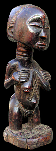 LUBA (Baluba): ritual female figure