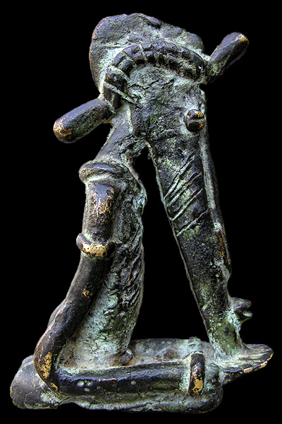 SENUFO: bronze (brass) - ritual figure